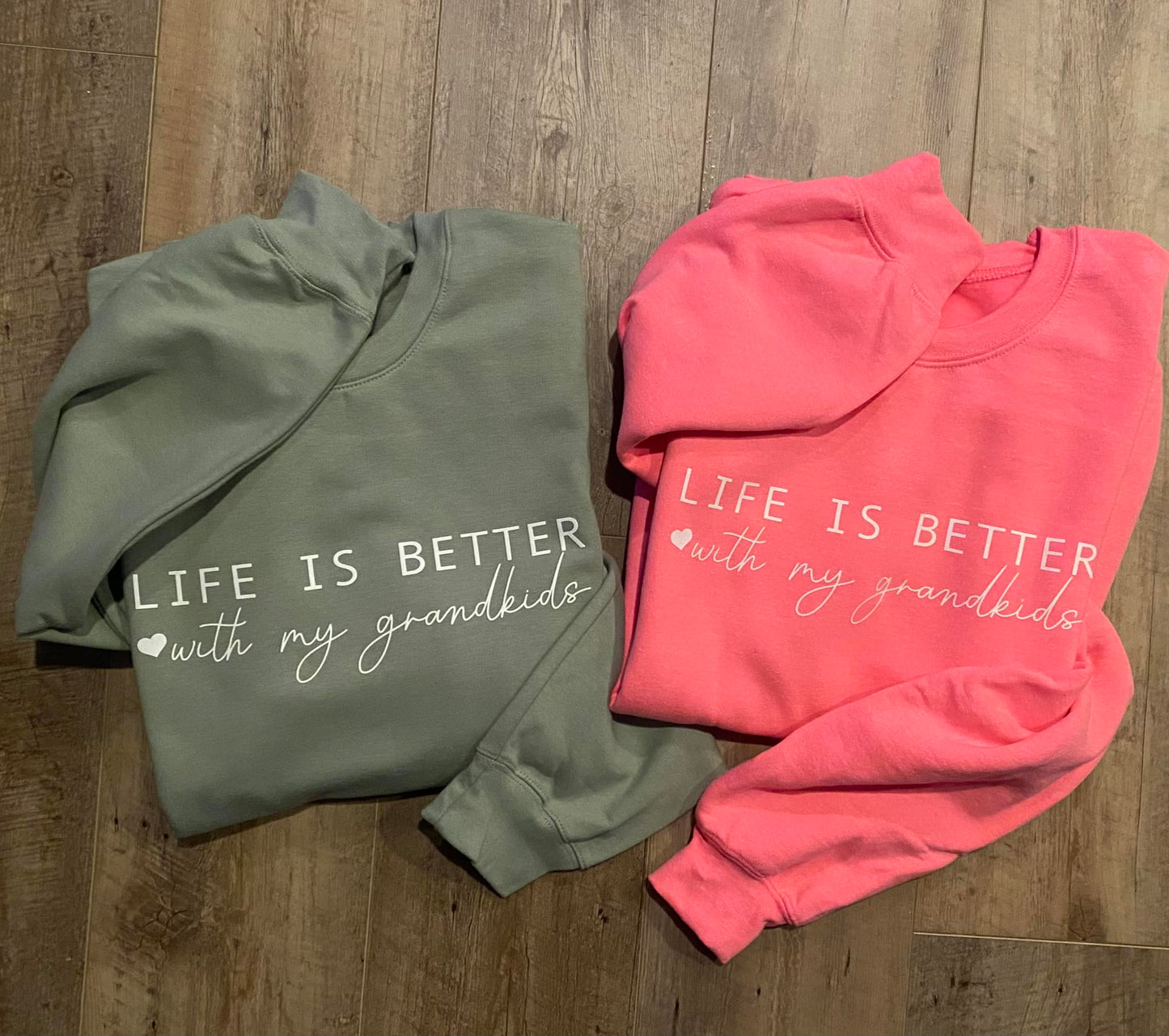 Life is Better with my Grandkids Crewneck Sweatshirt