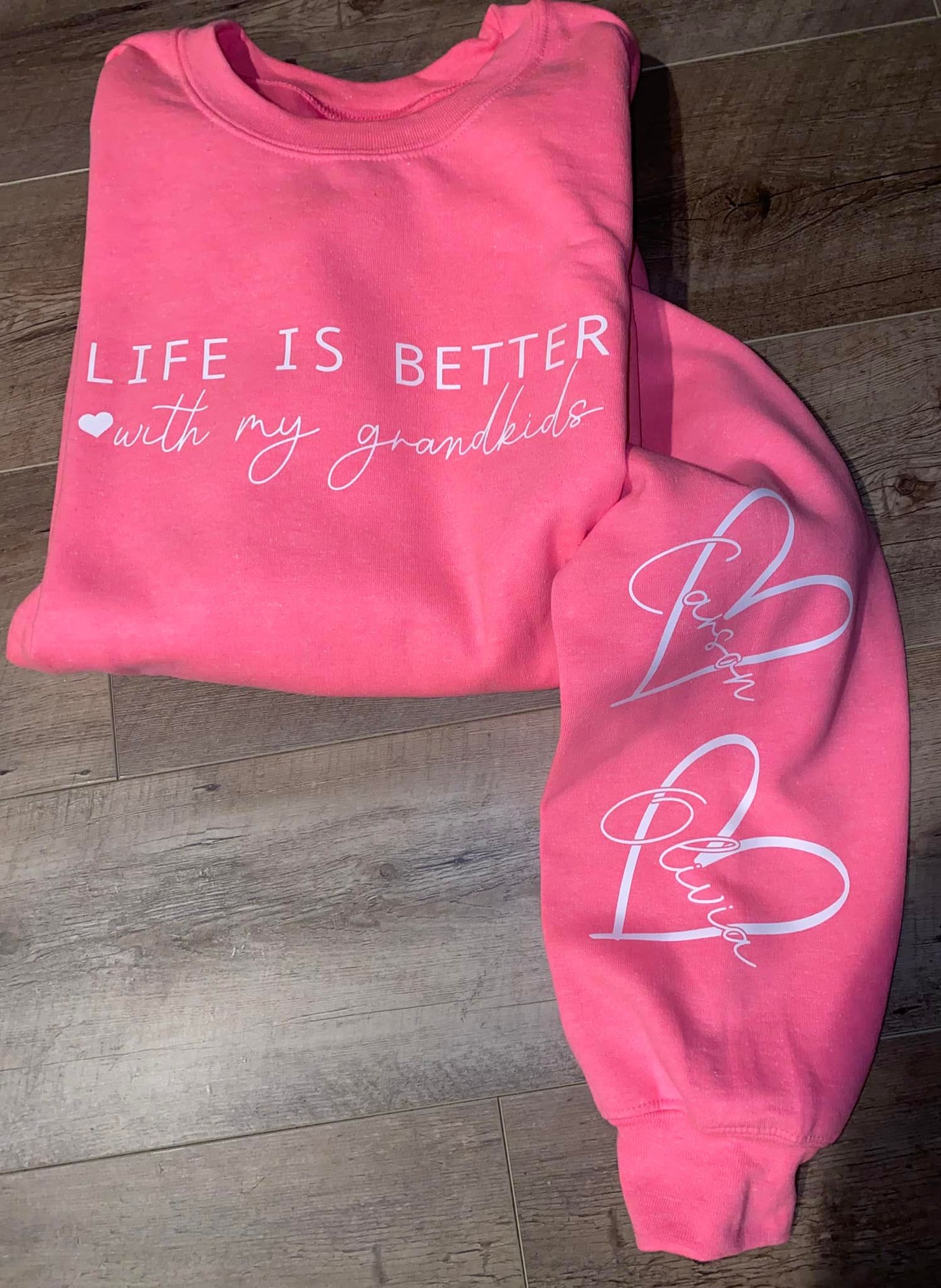 Life is Better with my Grandkids Crewneck Sweatshirt