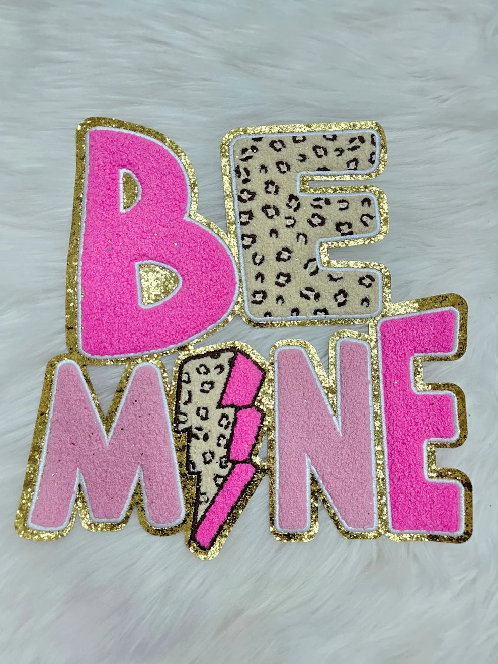 CHENILLE BE MINE Leopard Bolt