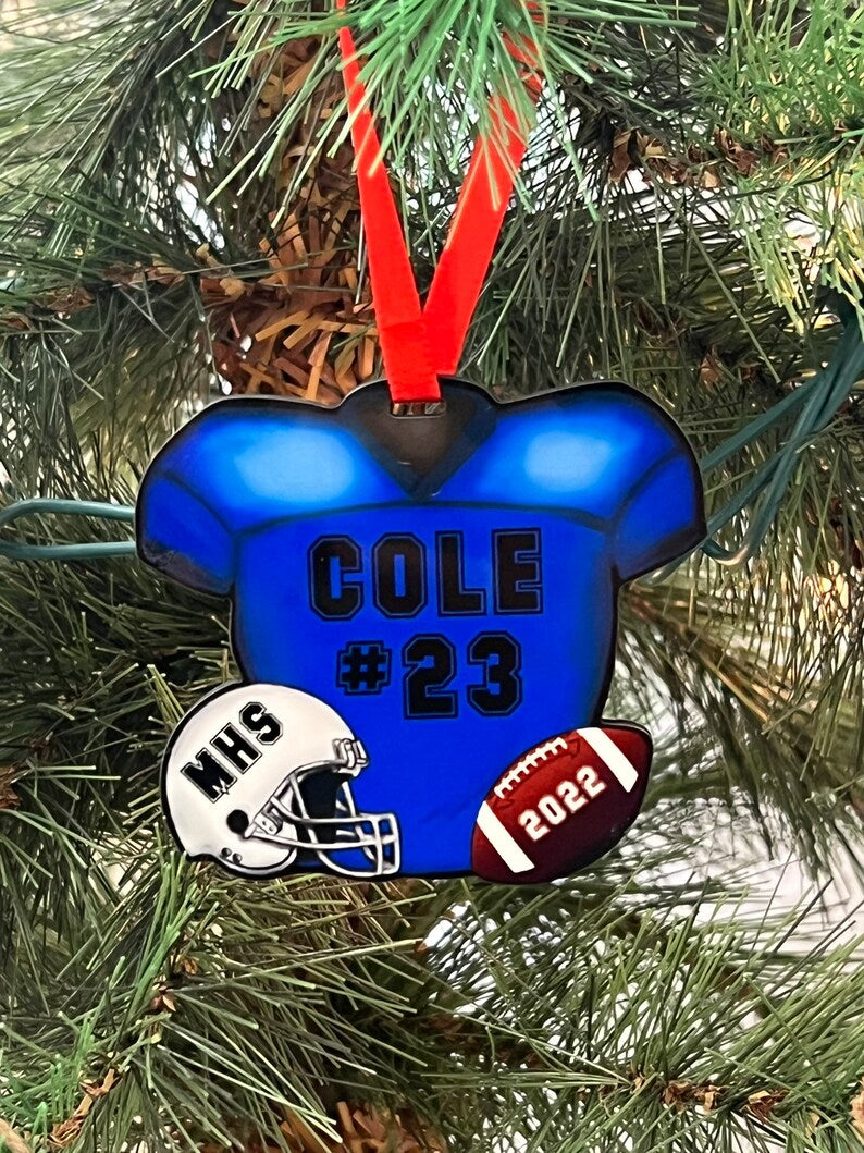 Football Jersey Ornament