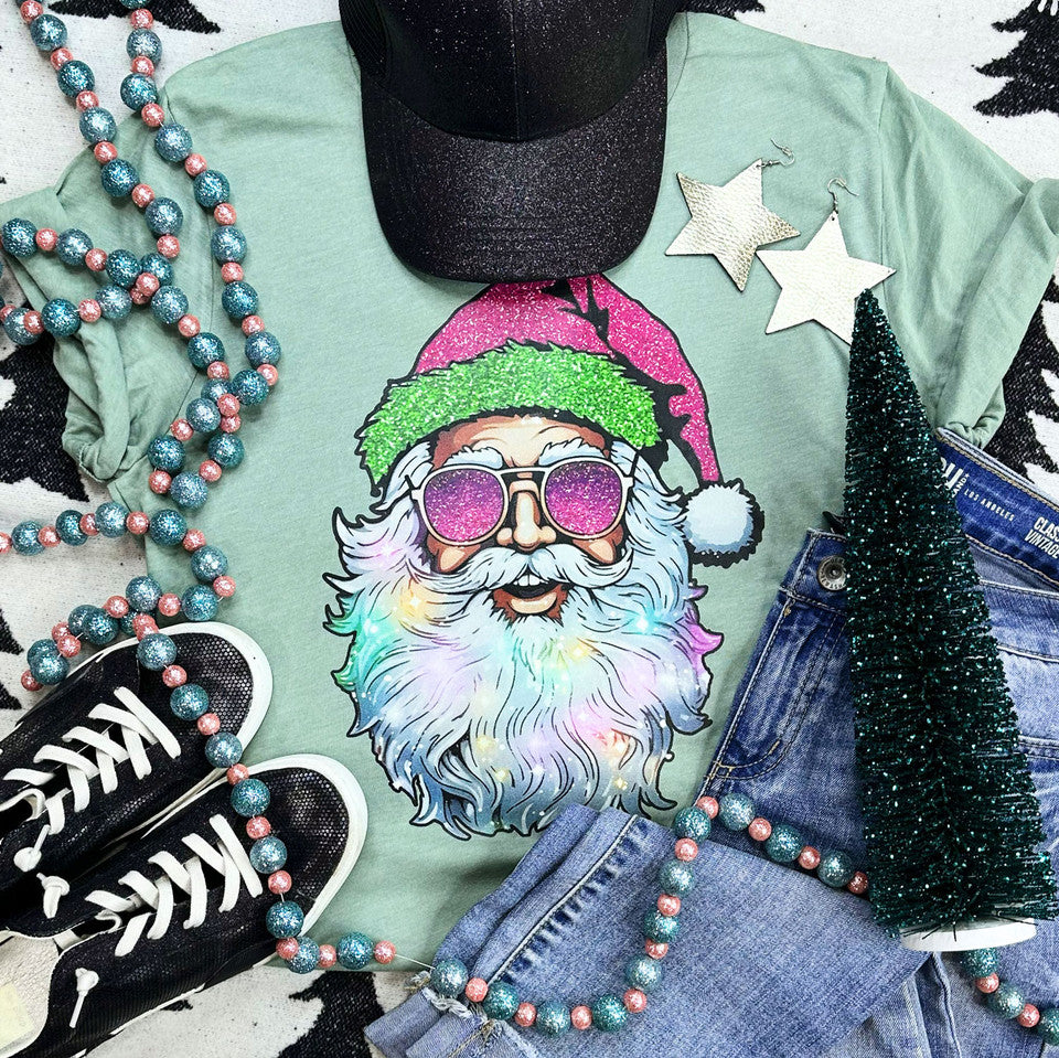 Pastel Cool Santa
