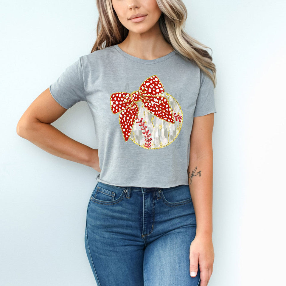 Distressed Coquette Baseball