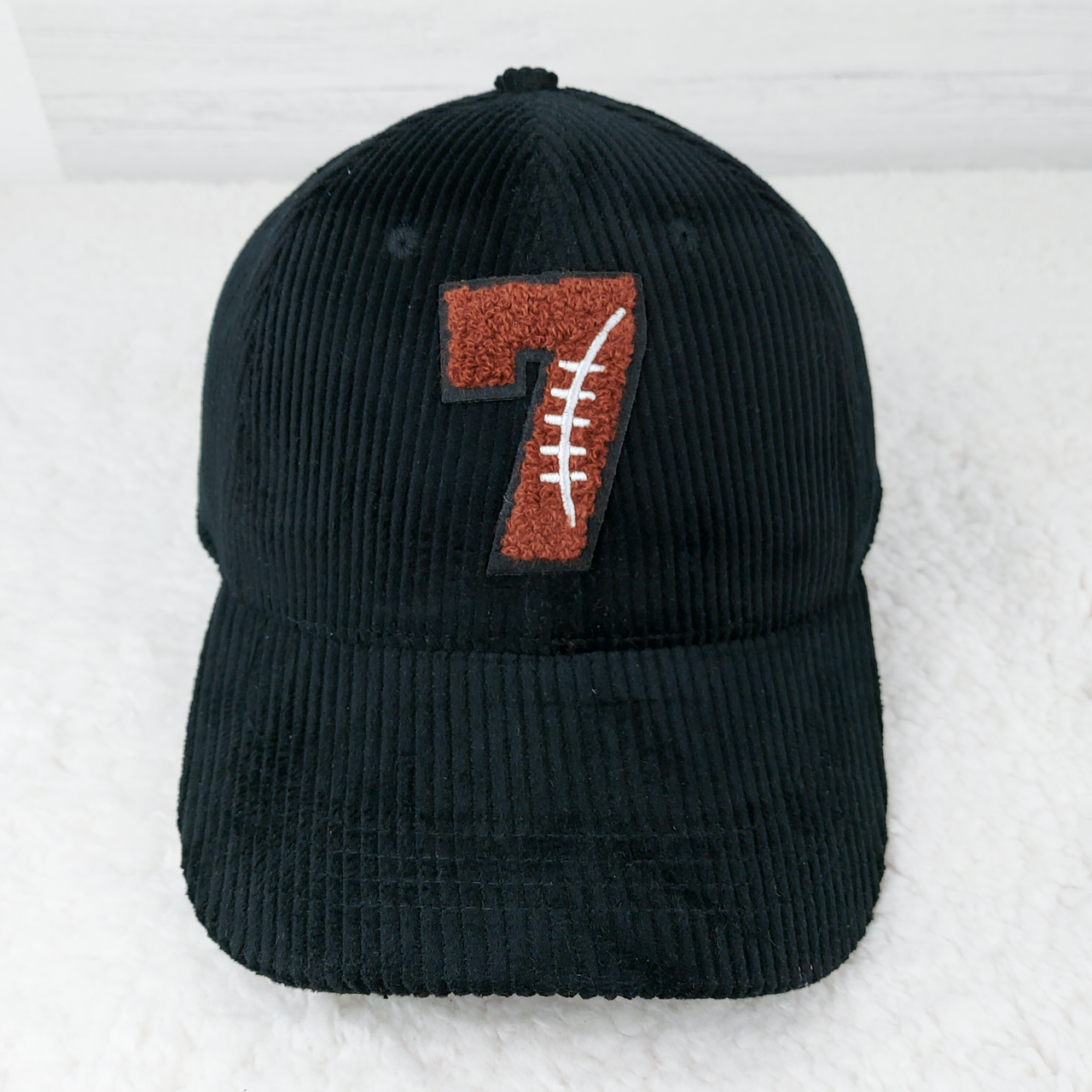 Custom CHENILLE Football Number Hat