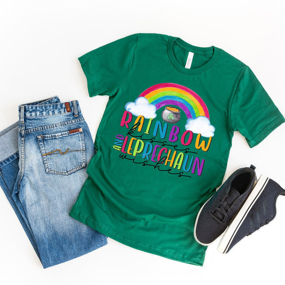 Rainbow Kisses Leprechaun Wishes
