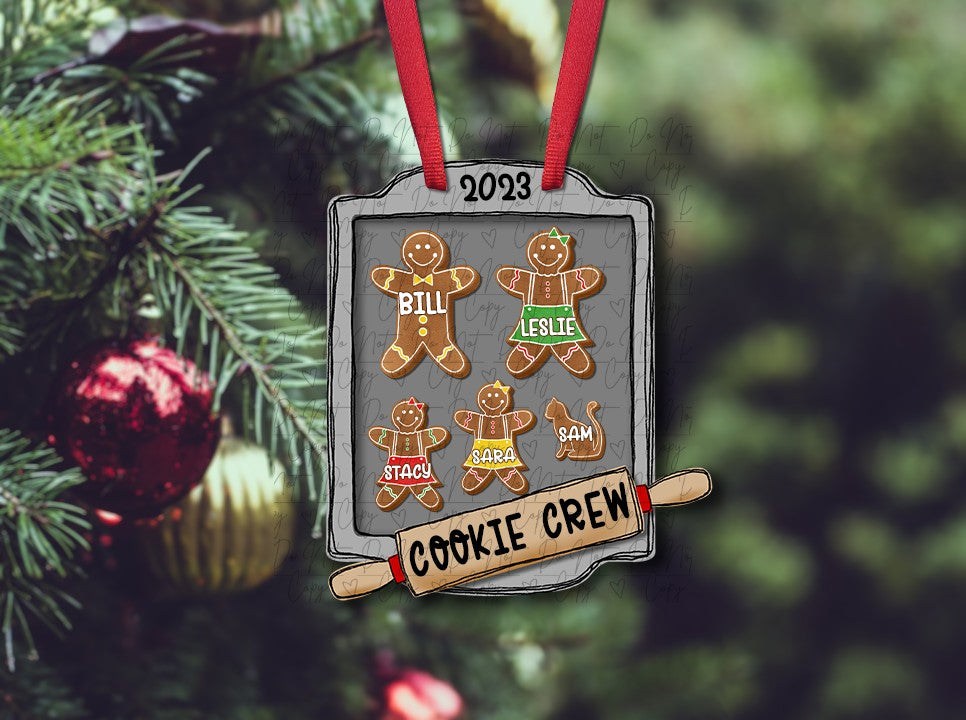Gingerbread Cookie Sheet Ornament- *READ INSTRUCTIONS*