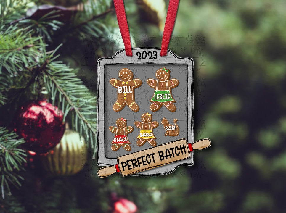 Gingerbread Cookie Sheet Ornament- *READ INSTRUCTIONS*
