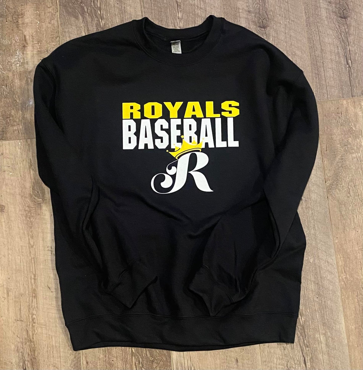 Royals Gold & White Stacked Design