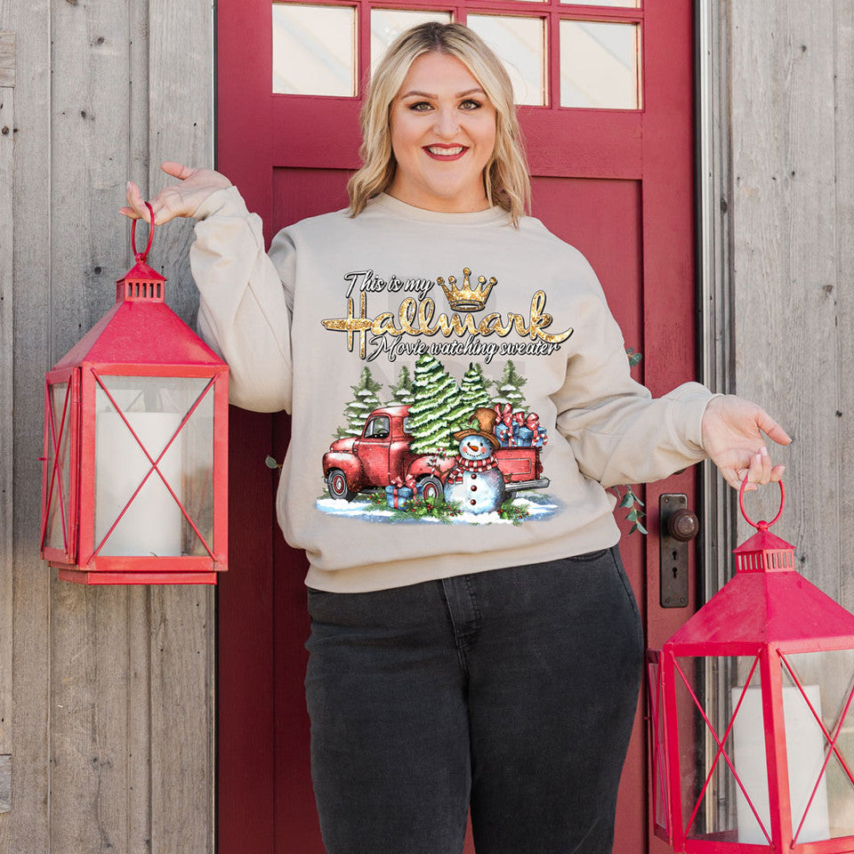 Christmas Movie Watching Sweatshirt