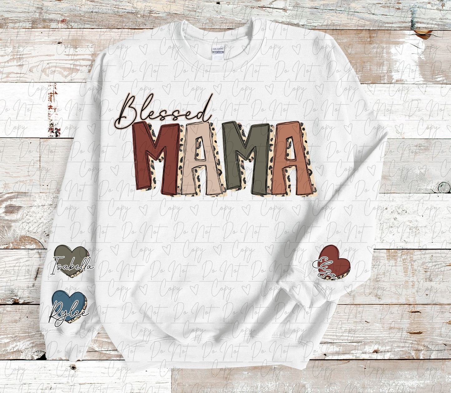 Fall Leopard Blessed Mama