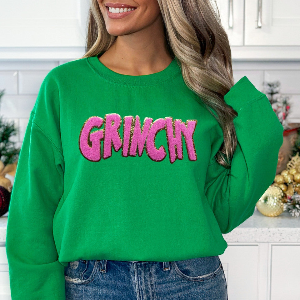 Pink CHENILLE Grinchy