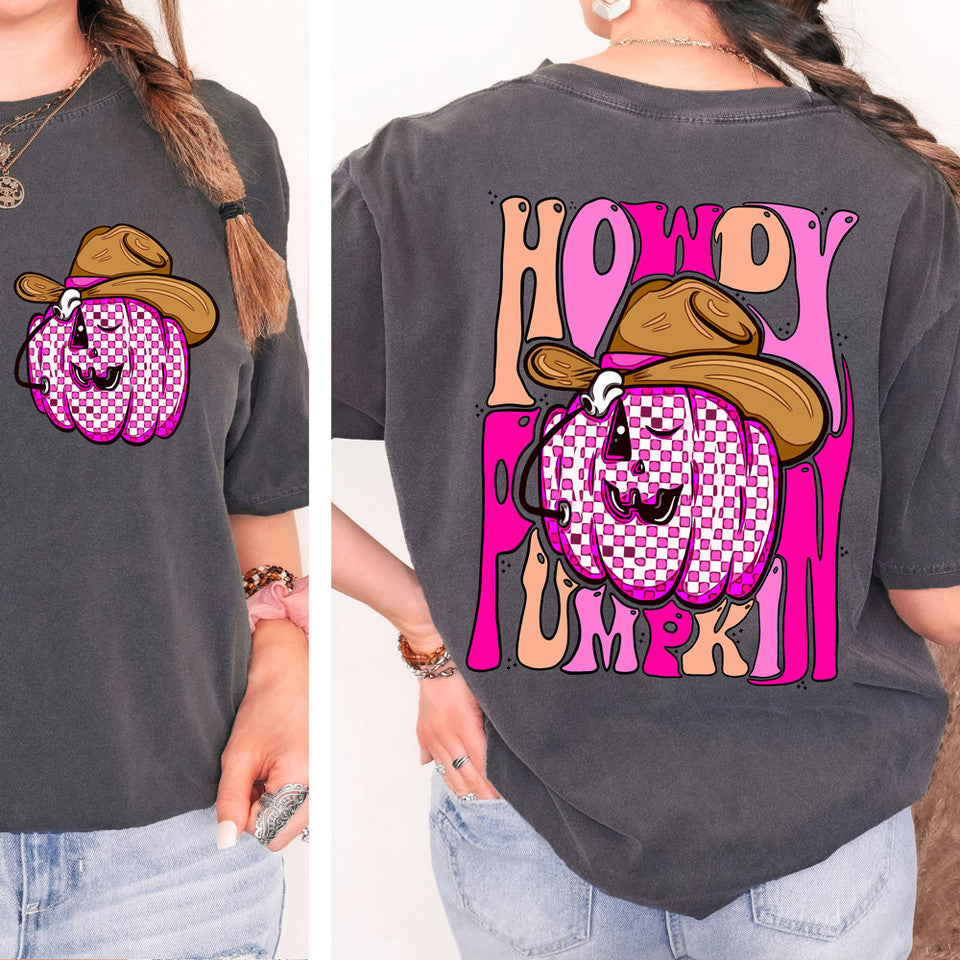 Howdy Pumpkin Front & Back