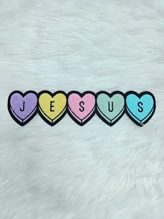 CHENILLE JESUS Conversation Hearts