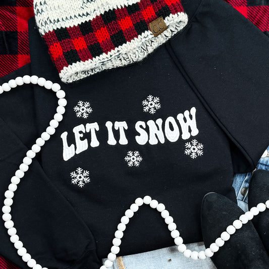 EMBROIDERED Let it Snow