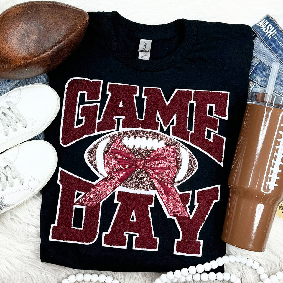 SEQUIN & CHENILLE Football GAME DAY