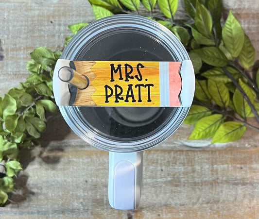 Personalized Pencil Stanley Toppers