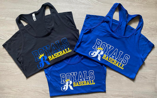 Royals Gold & White Outline Design