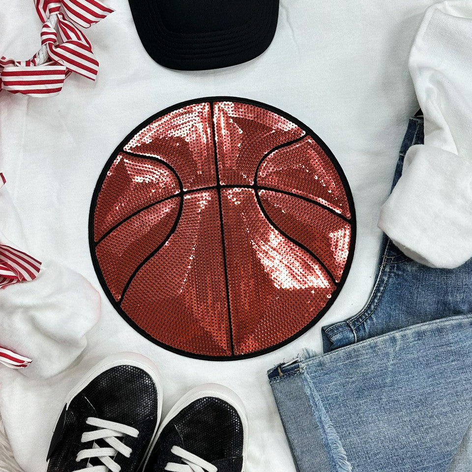 SEQUIN Basketball Crewneck Sweatshirt