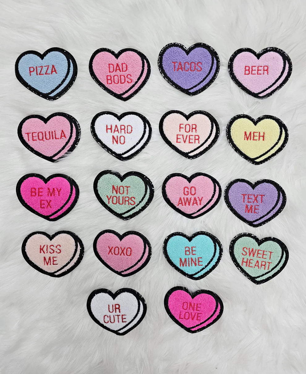 CHENILLE EXTRA Conversation Hearts *READ INSTRUCTIONS*