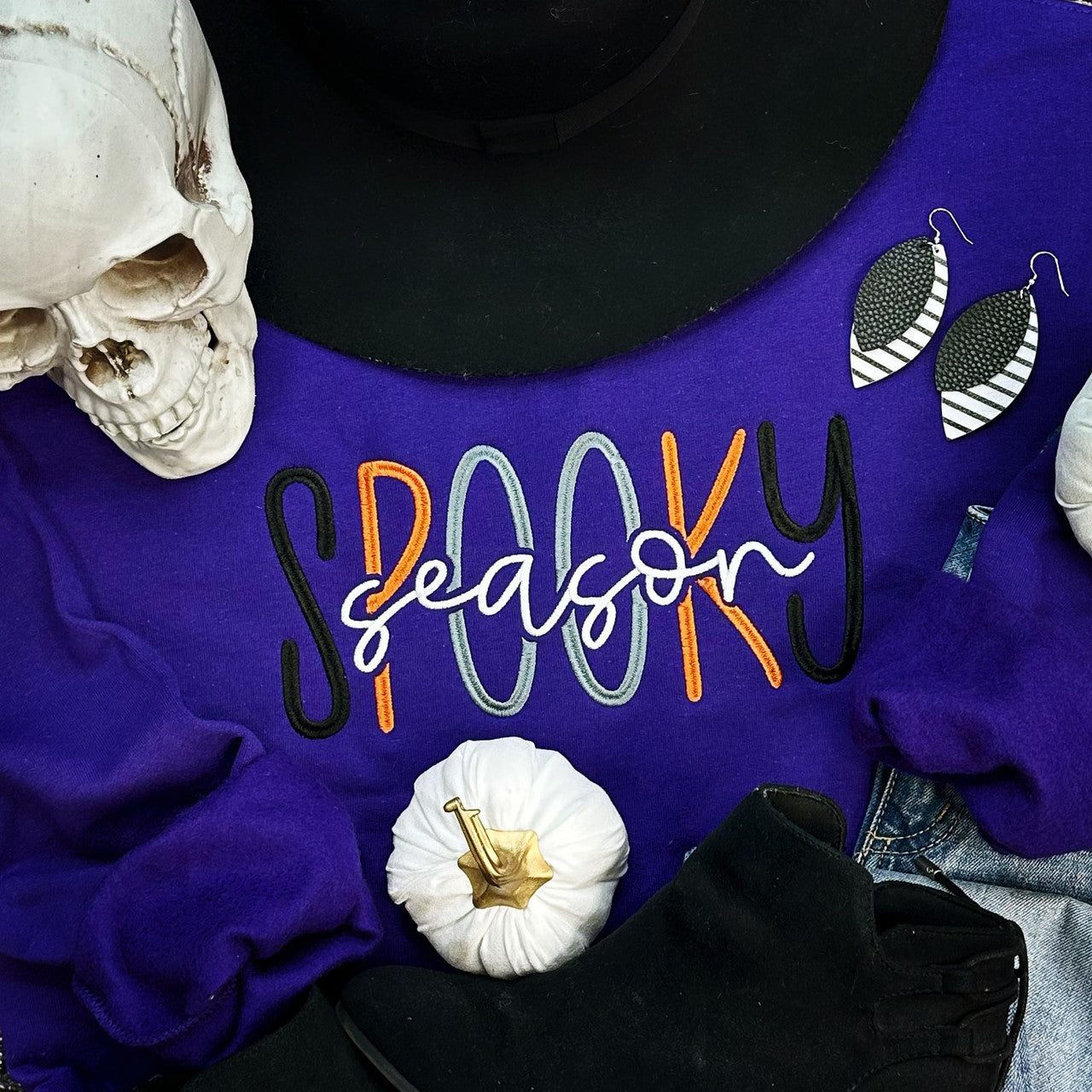 EMBROIDERED Spooky Season Crewneck 2