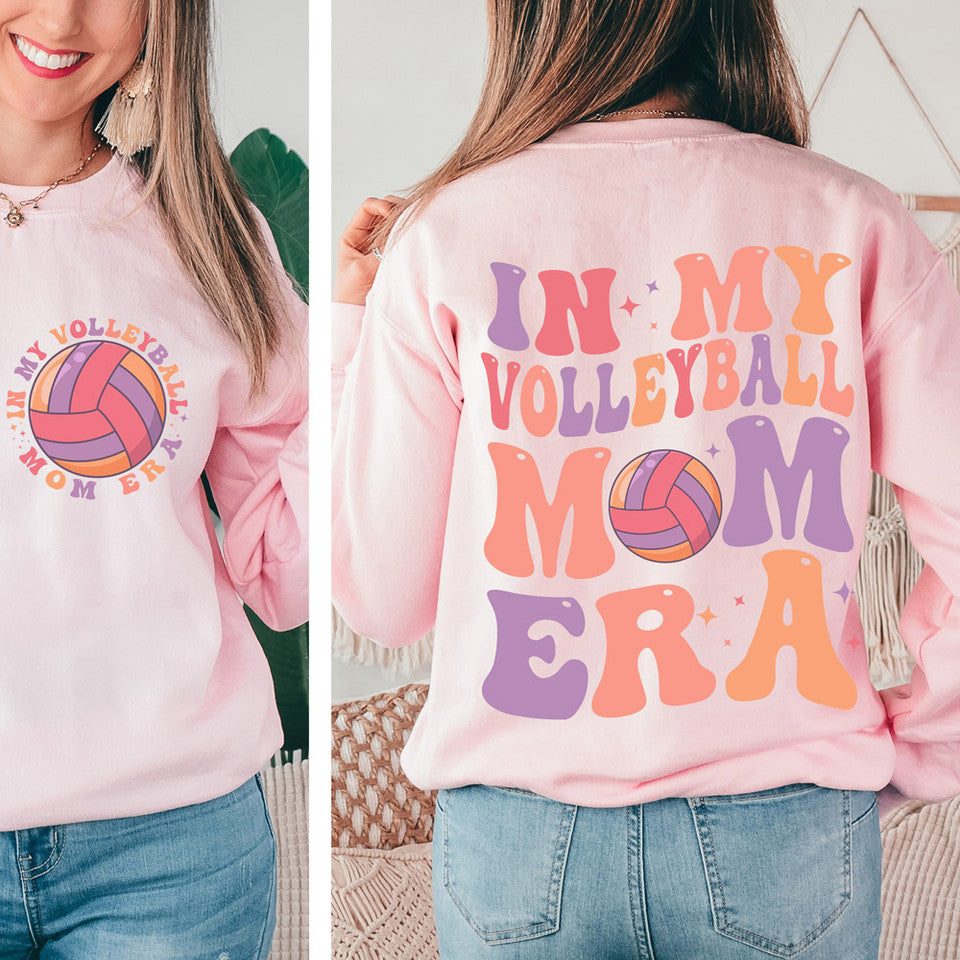 Volleyball Mom Era Front & Back