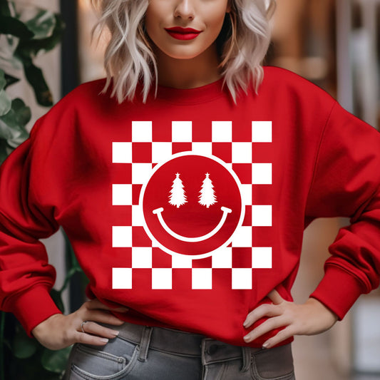 White Checkered Christmas