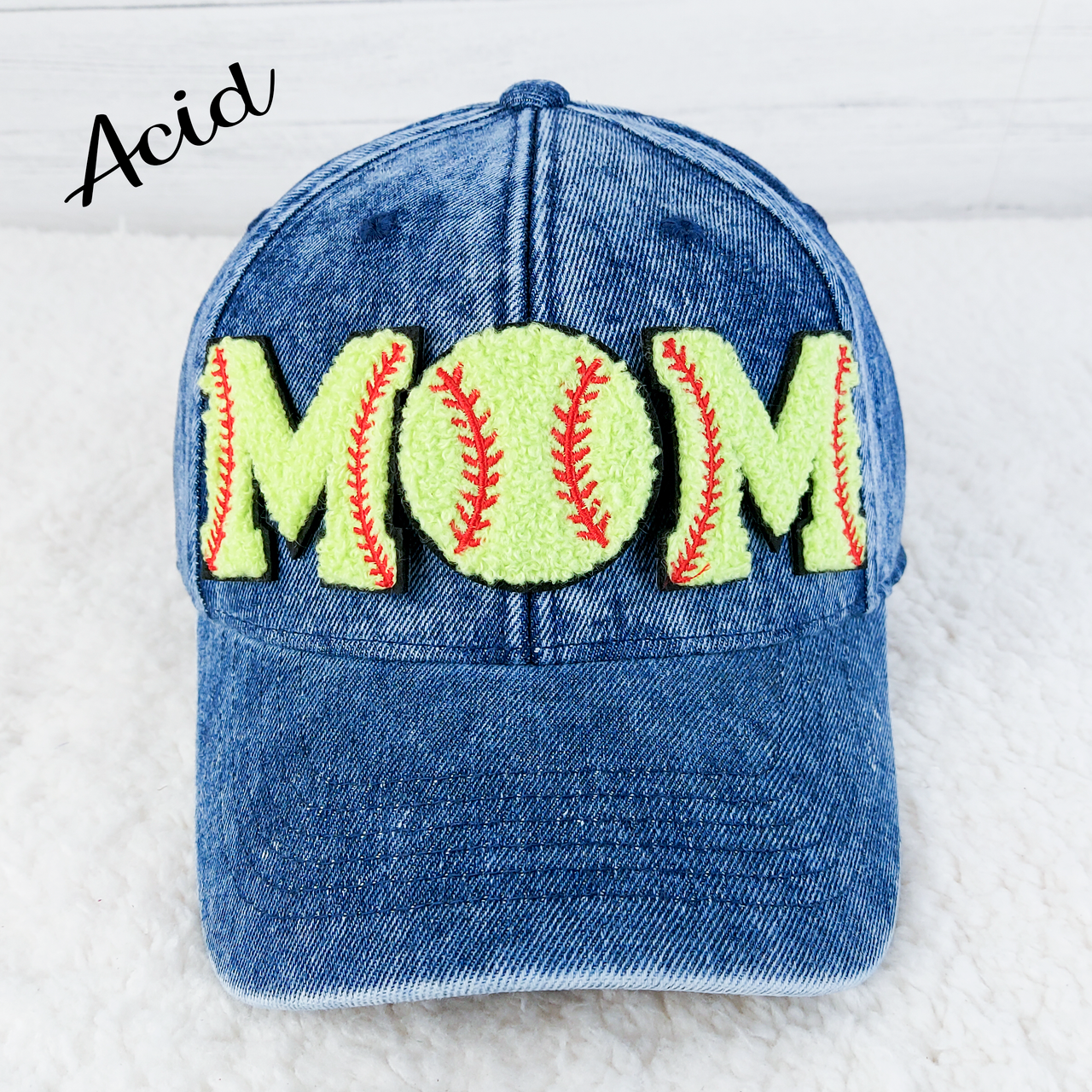 CHENILLE Softball Mom Hat