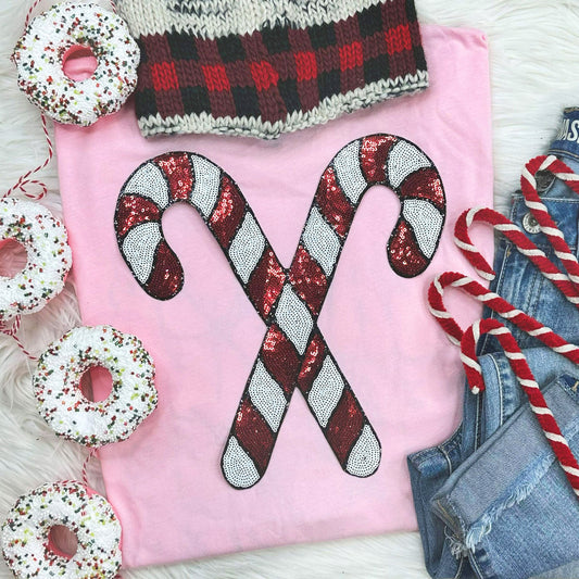 SEQUIN Candy Canes