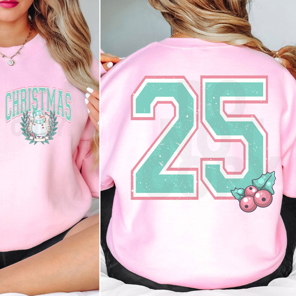 Mint Christmas Front & Back Design