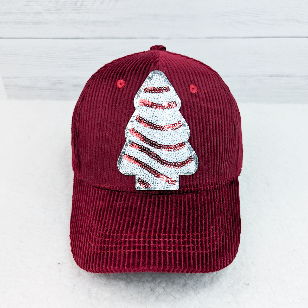 SEQUIN Tree Snack Corduroy Hat