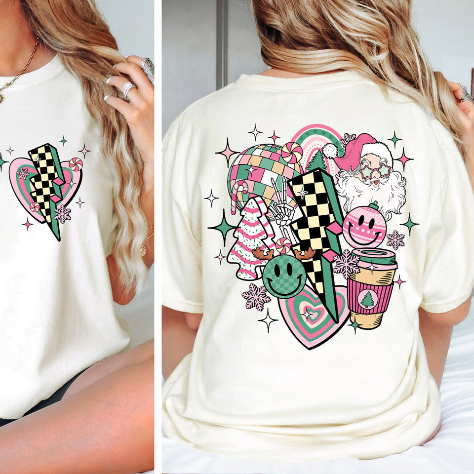 Disco Retro Christmas Mashup FRONT & BACK