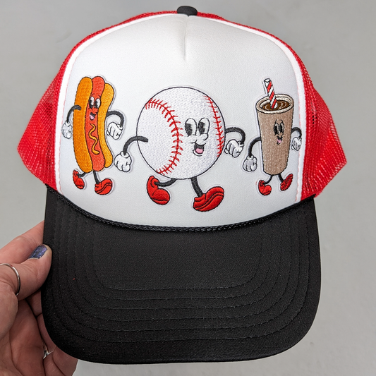 EMBROIDERED Baseball Characters Hat