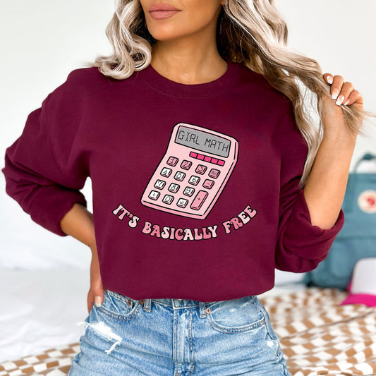 Girl Math Basically Free