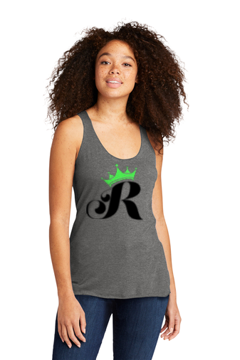 Royals Black & Green R Design on Charcoal