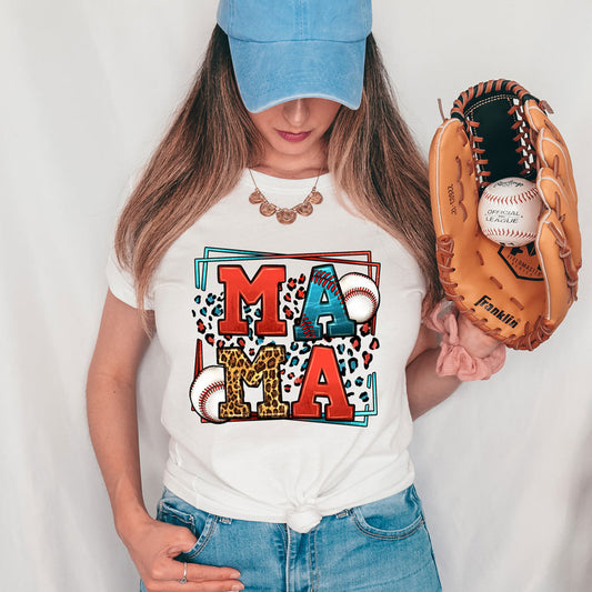 Leopard Mama Baseball