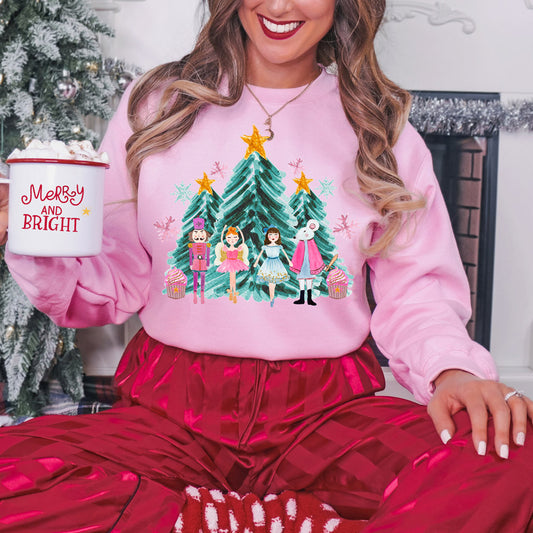 Pastel Nutcracker Scene