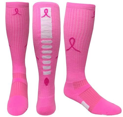 Pink Ribbon Socks