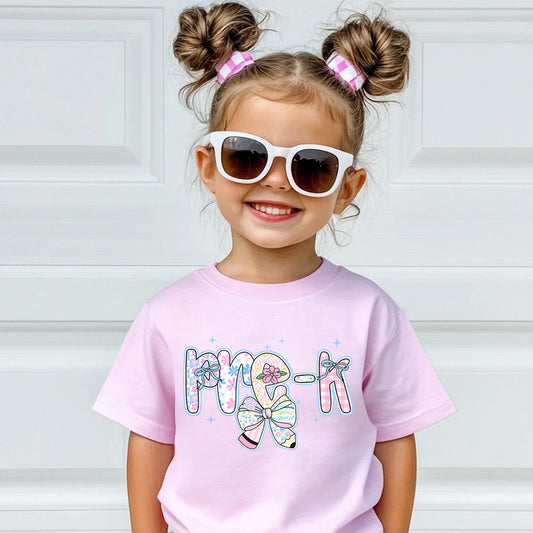 YOUTH Grade Level Floral Pencil Bow