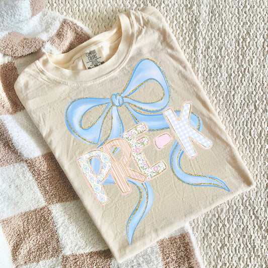 TODDLER Grade Level Pastel Bow