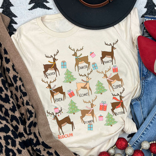 Santa's Reindeer Collage