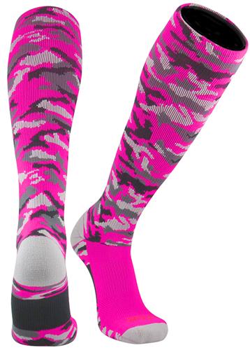 Hot Pink Camo Socks